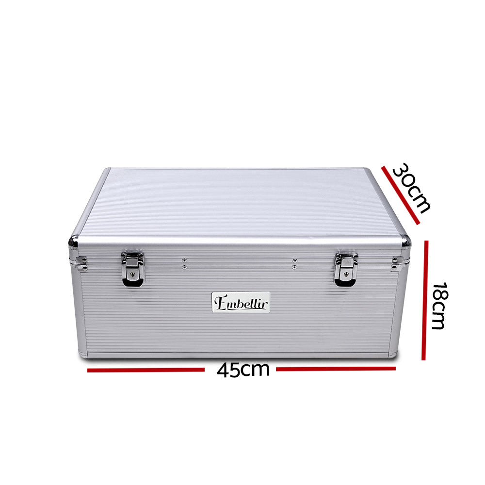 Embellir CD Case DVD Cases Storage Box 500 Discs Aluminium Case DVD Folders Tristar Online