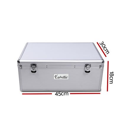 Embellir CD Case DVD Cases Storage Box 500 Discs Aluminium Case DVD Folders Tristar Online