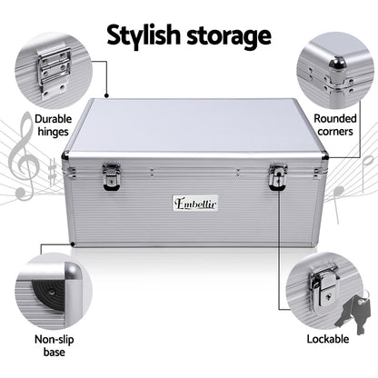 Embellir CD Case DVD Cases Storage Box 500 Discs Aluminium Case DVD Folders Tristar Online