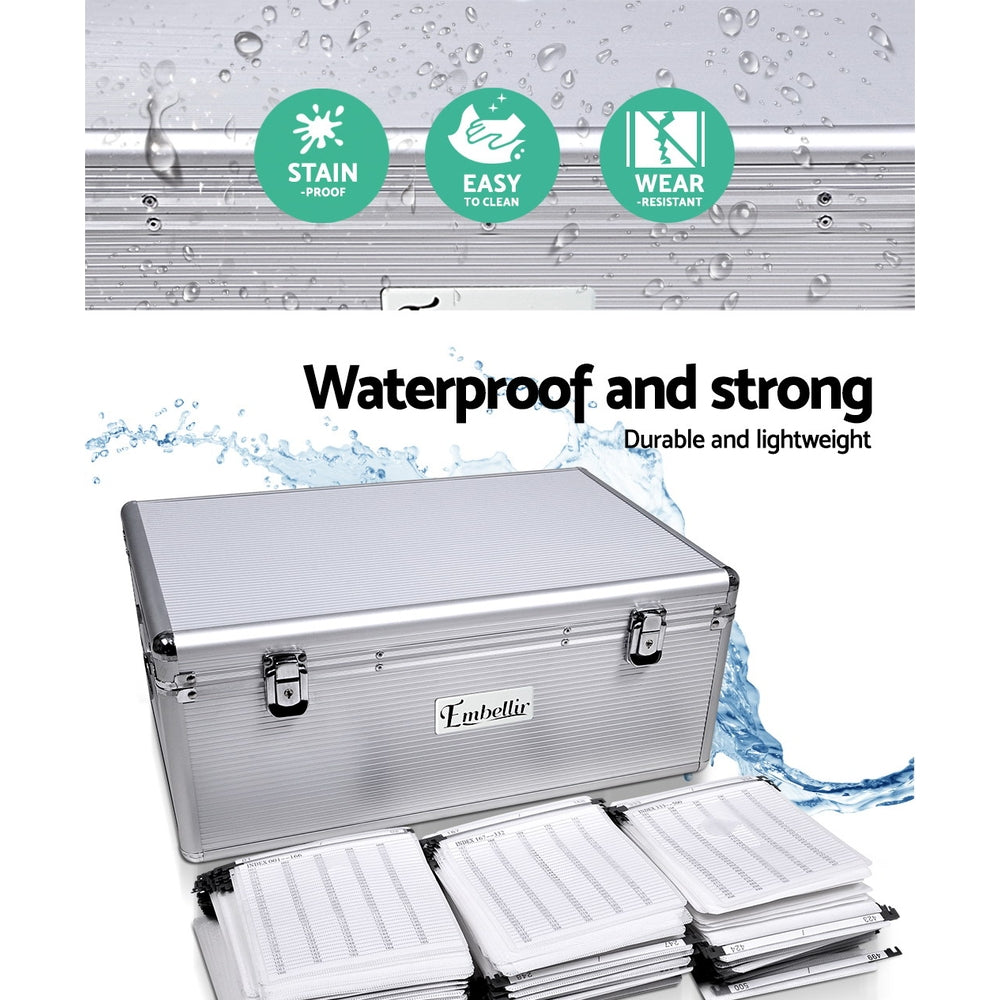 Embellir CD Case DVD Cases Storage Box 500 Discs Aluminium Case DVD Folders Tristar Online