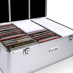 Embellir CD Case DVD Cases Storage Box 500 Discs Aluminium Case DVD Folders Tristar Online