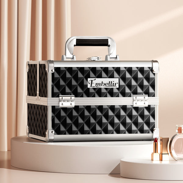 Embellir Makeup Beauty Case Organiser Travel Bag Large Cosmetic Storage Portable Tristar Online
