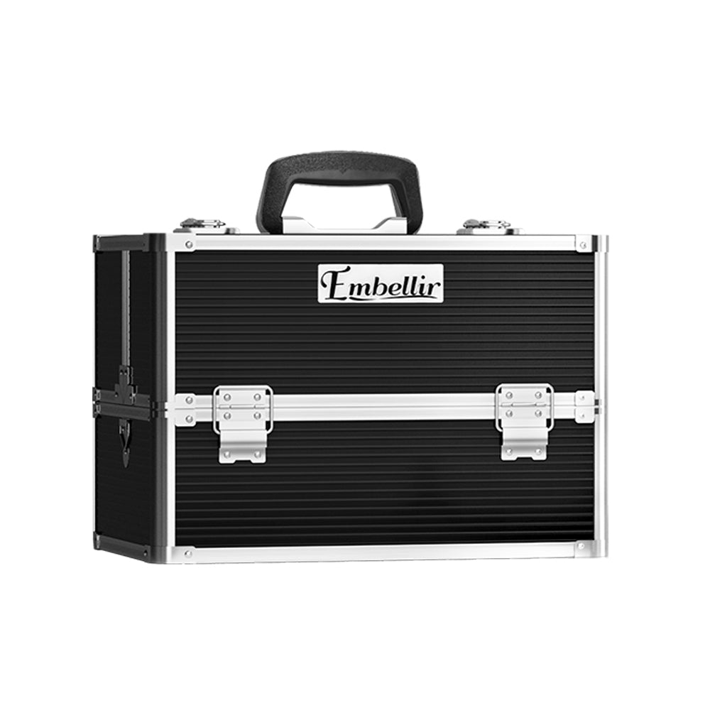 Embellir Portable Cosmetic Beauty Makeup Case- Black Tristar Online