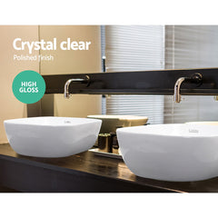 Cefito Ceramic Bathroom Basin Sink Vanity Above Counter Basins White Hand Wash Tristar Online