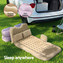 Weisshorn Car Mattress 176x80 Inflatable SUV Back Seat Camping Bed Beige Tristar Online