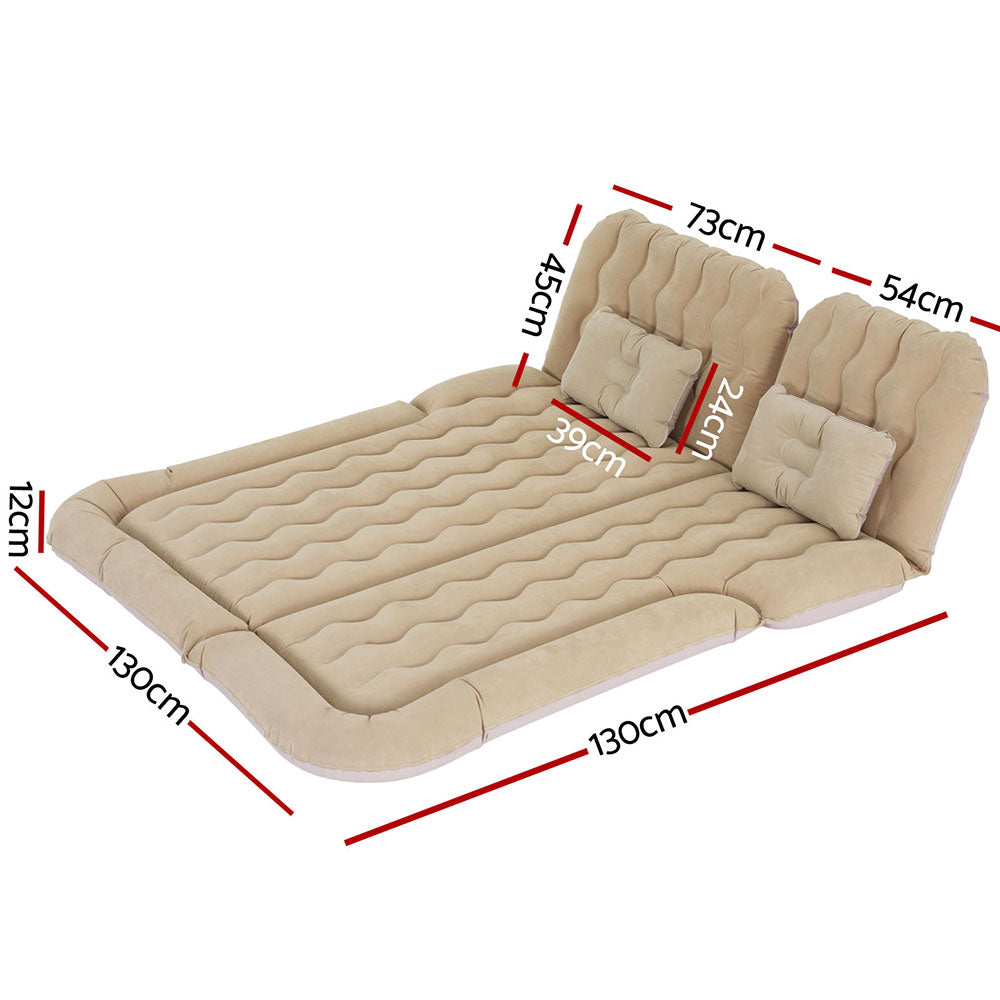 Weisshorn Car Mattress 175x130 Inflatable SUV Back Seat Camping Bed Beige Tristar Online