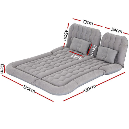 Weisshorn Car Mattress 175x130 Inflatable SUV Back Seat Camping Bed Grey Tristar Online
