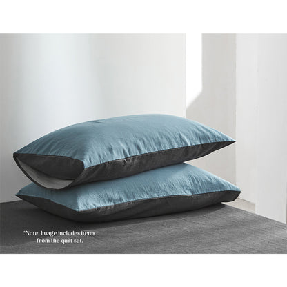 Cosy Club Sheet Set Cotton Sheets Single Blue Dark Blue Tristar Online