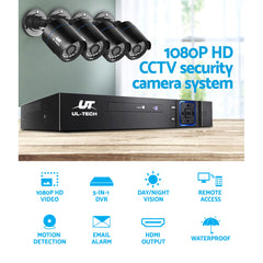 UL Tech 1080P 8 Channel HDMI CCTV Security Camera Tristar Online