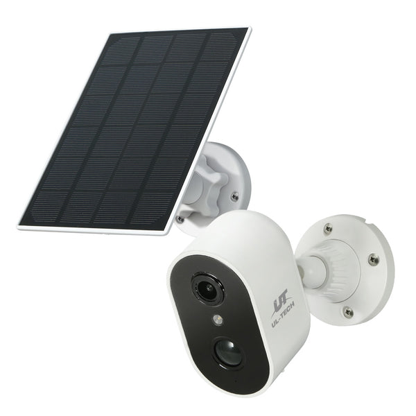 UL-tech 1080P Wireless Security IP Camera Rechargeable Outdoor CCTV Solar Panel Tristar Online