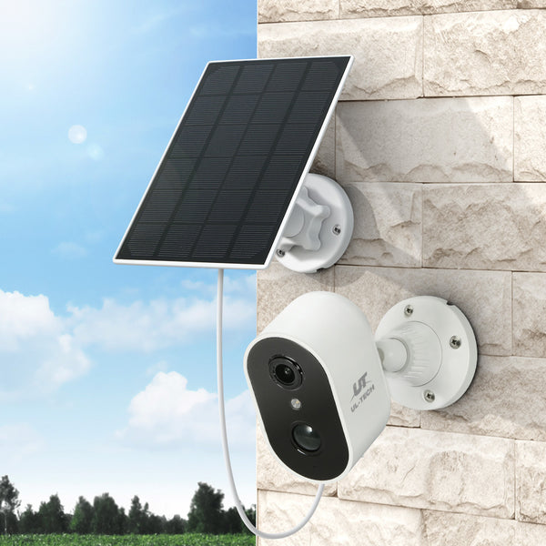 UL-tech 1080P Wireless Security IP Camera Rechargeable Outdoor CCTV Solar Panel Tristar Online