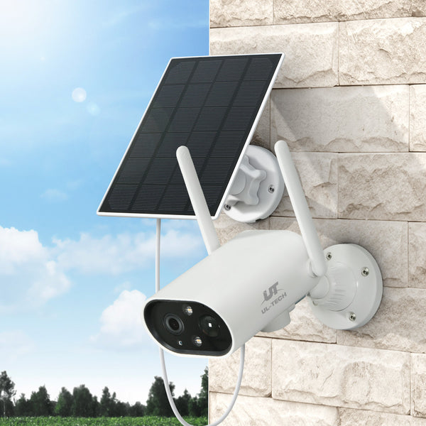 UL-tech 3MP Wireless Security IP Camera Battery Home Outdoor CCTV Solar Panel Tristar Online