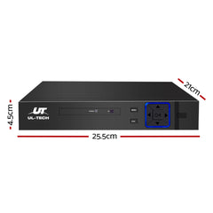 UL-tech DVR Recorder CCTV Security Camera System 8CH 1080P 5in1 Surveillance 4TB Tristar Online