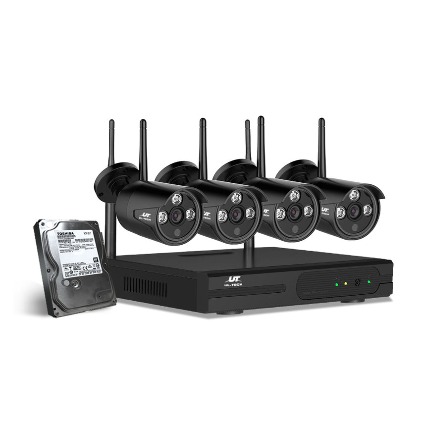 UL-tech Security 3MP Camera Wireless Home CCTV System 8CH NVR 2TB Outdoor Tristar Online