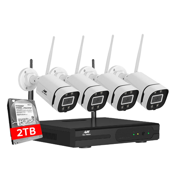 UL-tech 3MP Wireless CCTV WiFi Security Camera System IP Cameras 8CH NVR 2TB Tristar Online