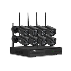 UL-TECH 3MP 8CH NVR Wireless 8 Security Cameras Set Tristar Online