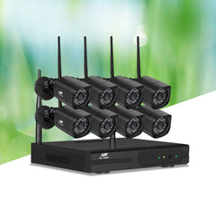 UL-TECH 3MP 8CH NVR Wireless 8 Security Cameras Set Tristar Online