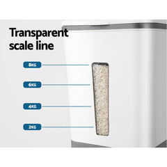 5-Star Chef Rice Cereal Dispenser Grain Container 12KG Tristar Online