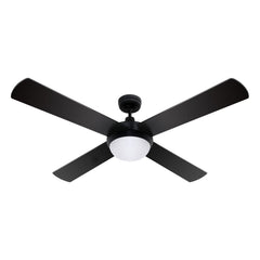 Devanti 52'' Ceiling Fan w/Light w/Remote Timer - Black Tristar Online