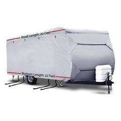 Weisshorn 20-22ft Caravan Cover Campervan 4 Layer UV Water Resistant Tristar Online