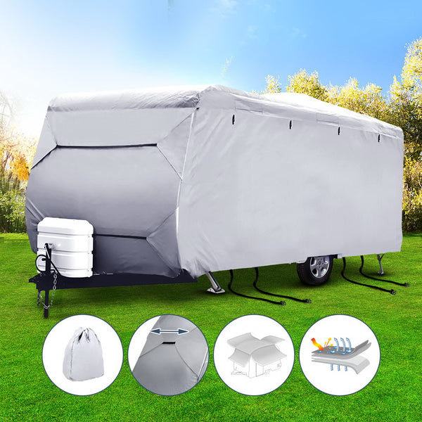 Weisshorn 20-22ft Caravan Cover Campervan 4 Layer UV Water Resistant Tristar Online