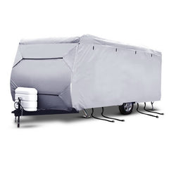 Weisshorn 16-18ft Caravan Cover Campervan 4 Layer UV Water Resistant Tristar Online