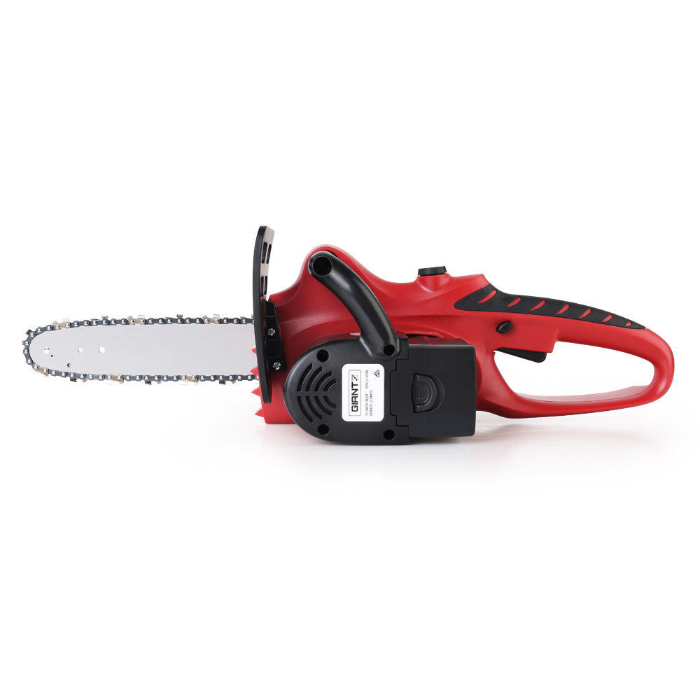 Giantz 20V Cordless Chainsaw - Black and Red Tristar Online