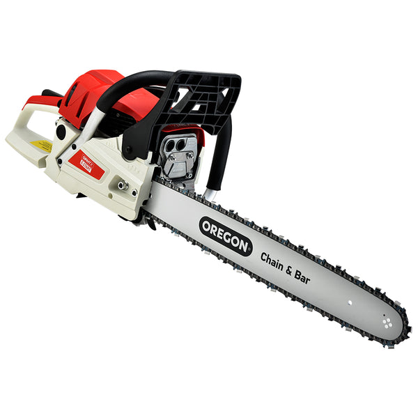 Giantz Petrol Chainsaw Commercial 52cc E-Start 20 Oregon Bar Pruning Chain Saw Tristar Online