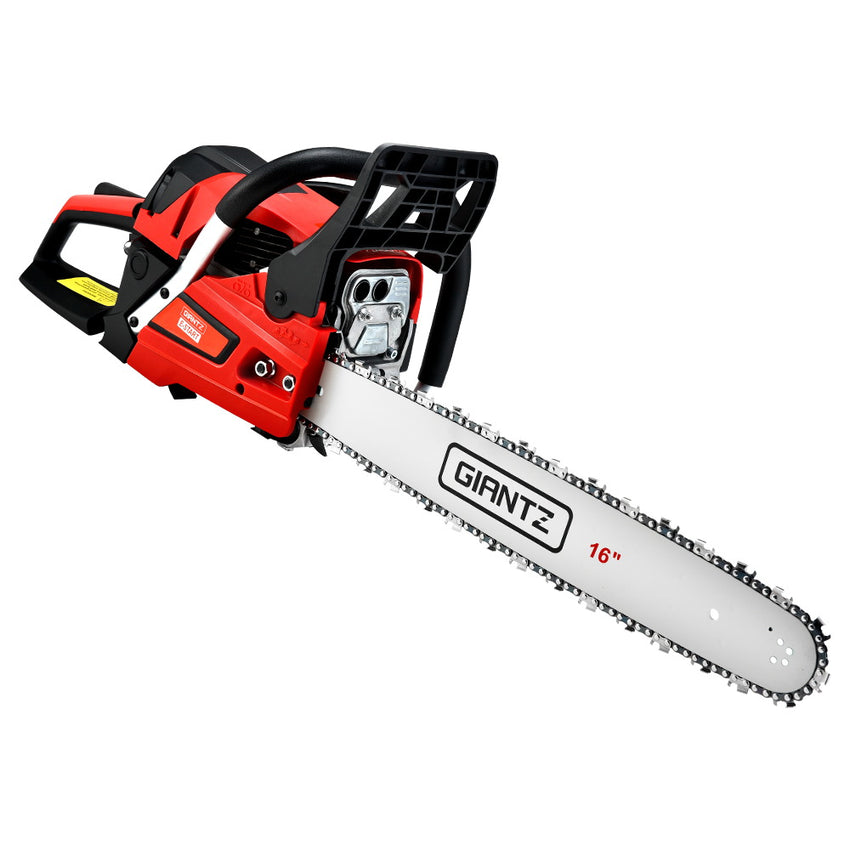 Giantz Petrol Chainsaw Chain Saw E-Start Commercial 45cc 16'' Top Handle Tree Tristar Online