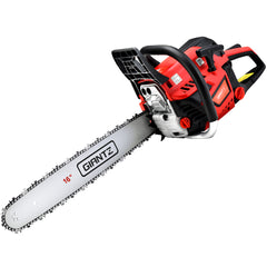 Giantz Petrol Chainsaw Chain Saw E-Start Commercial 45cc 16'' Top Handle Tree Tristar Online