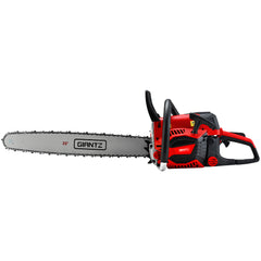 Giantz Chainsaw 58cc Petrol Commercial Pruning Chain Saw E-Start 22'' Bar Top Tristar Online