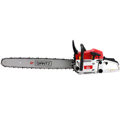 Giantz 62cc Petrol Commercial Chainsaw 20" Bar E-Start Tree Chain Saw Pruning Tristar Online