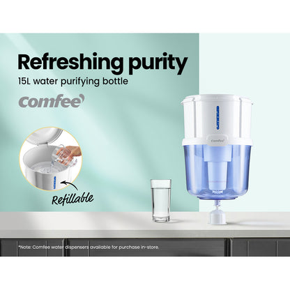Comfee Water Purifier Dispenser 15L Water Filter Bottle Cooler Container Tristar Online