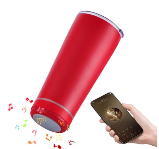 Smart Wireless Stainless Steel Water Cup Speaker Tech Tack