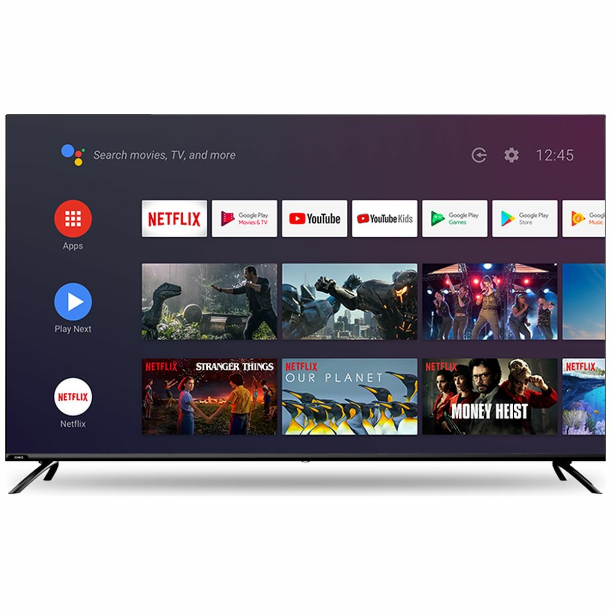 Chiq 58 Inch 4K UHD Smart Android LED TV (Refurbished) Chiq