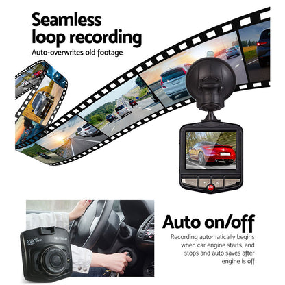 UL-tech Mini Car Dash Camera 1080P 2.4" LCD Video DVR Recorder Camera Front Cam Tristar Online