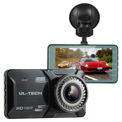 UL-tech 1080P 4" Dash Camera Dual Lens Car DVR Recorder Front Rear Night Vision Tristar Online