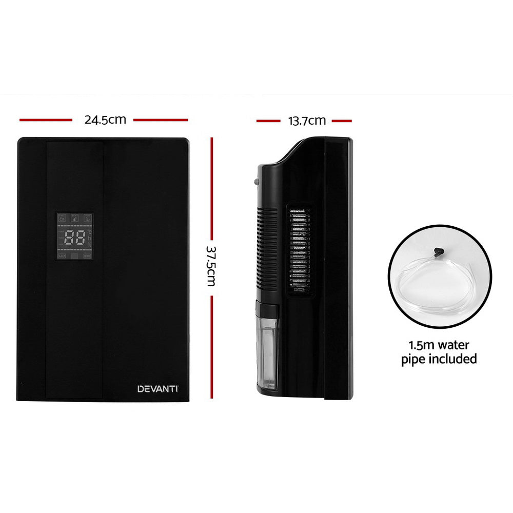 Devanti 2L Dehumidifier Air Purify Black Tristar Online
