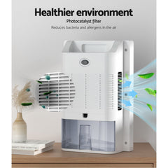 Devanti 2L Dehumidifier Air Purifier White Tristar Online