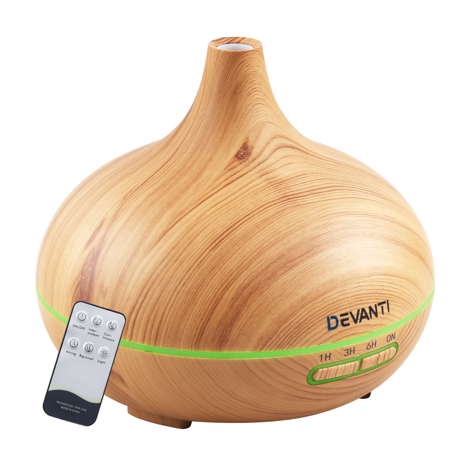 Devanti 300ml 4 in 1 Aroma Diffuser - Light Wood Tristar Online