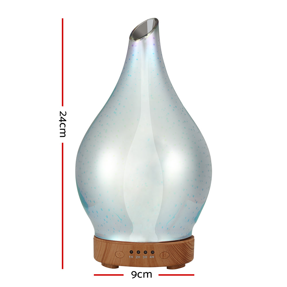 Devanti Aroma Diffuser Aromatherapy 3D LED Essential Oils Firework Humidifier Tristar Online