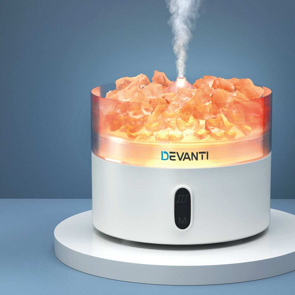 Devanti Aroma Diffuser Aromatherapy Essential Oils Air Humidifier LED Crystal Tristar Online