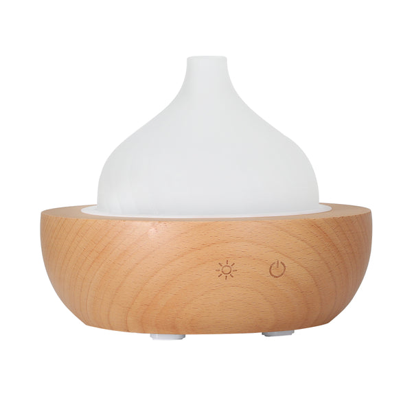 Devanti Aroma Aromatherapy Diffuser LED Oil Ultrasonic Air Humidifier Glass Wood Tristar Online