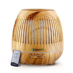 Devanti Aromatherapy Diffuser Aroma Essential Oils Air Humidifier LED Light 400ml Tristar Online