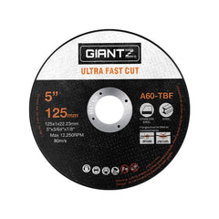 Giantz 100-Piece Cutting Discs 5" 125mm Angle Grinder Thin Cut Off Wheel Metal Tristar Online