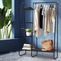 Portable Clothes Rack Garment Hanging Stand Closet Storage Organiser Shelf Home Tristar Online