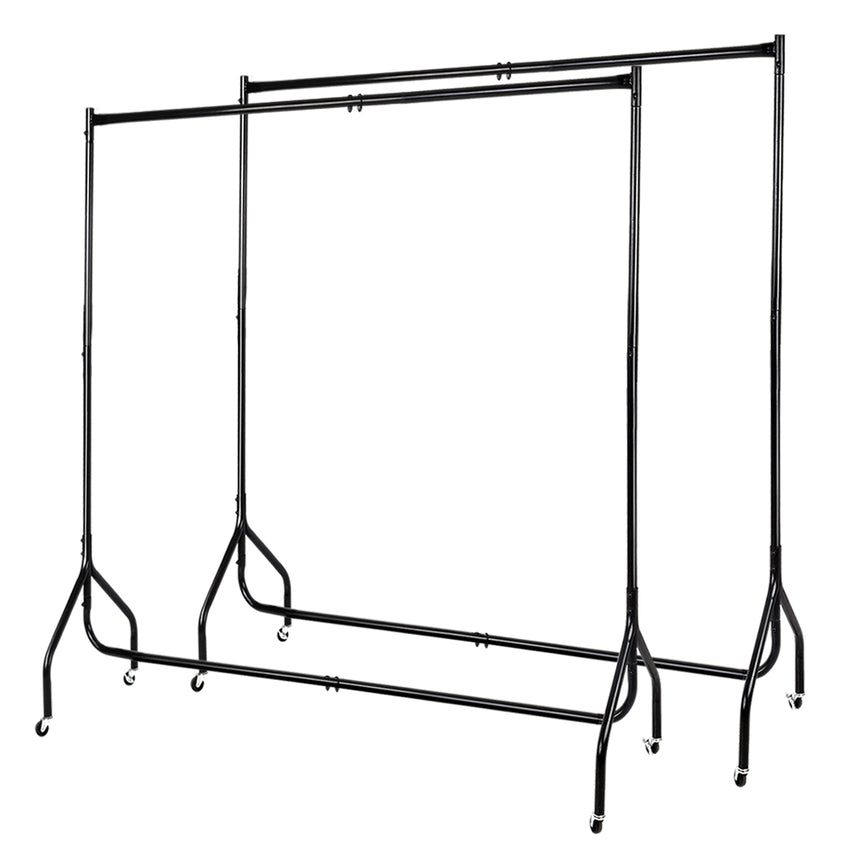 Artiss Clothes Racks Metal Coat Hanger Stand x2 Tristar Online