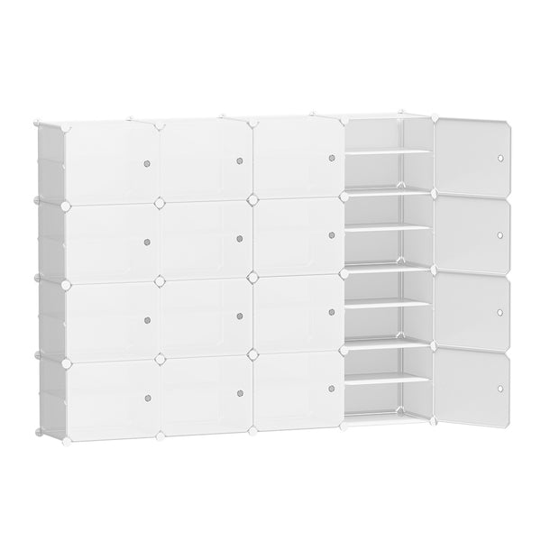Artiss DIY Shoe Cabinet Shoe Box White Storage Cube Portable Organiser Stand Tristar Online