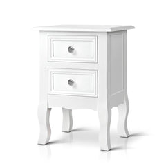 Artiss Bedside Tables Drawers Side Table French Storage Cabinet Nightstand Lamp Tristar Online