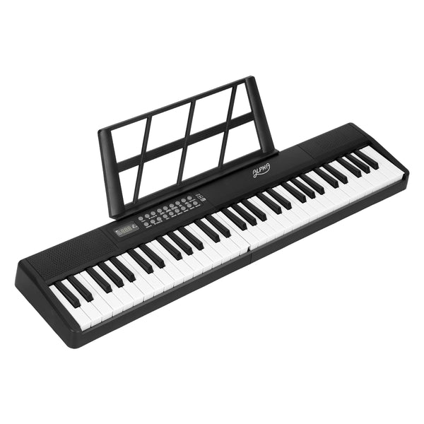 Alpha 61 Keys Foldable Electronic Piano Keyboard Digital Electric w/ Carry Bag Tristar Online